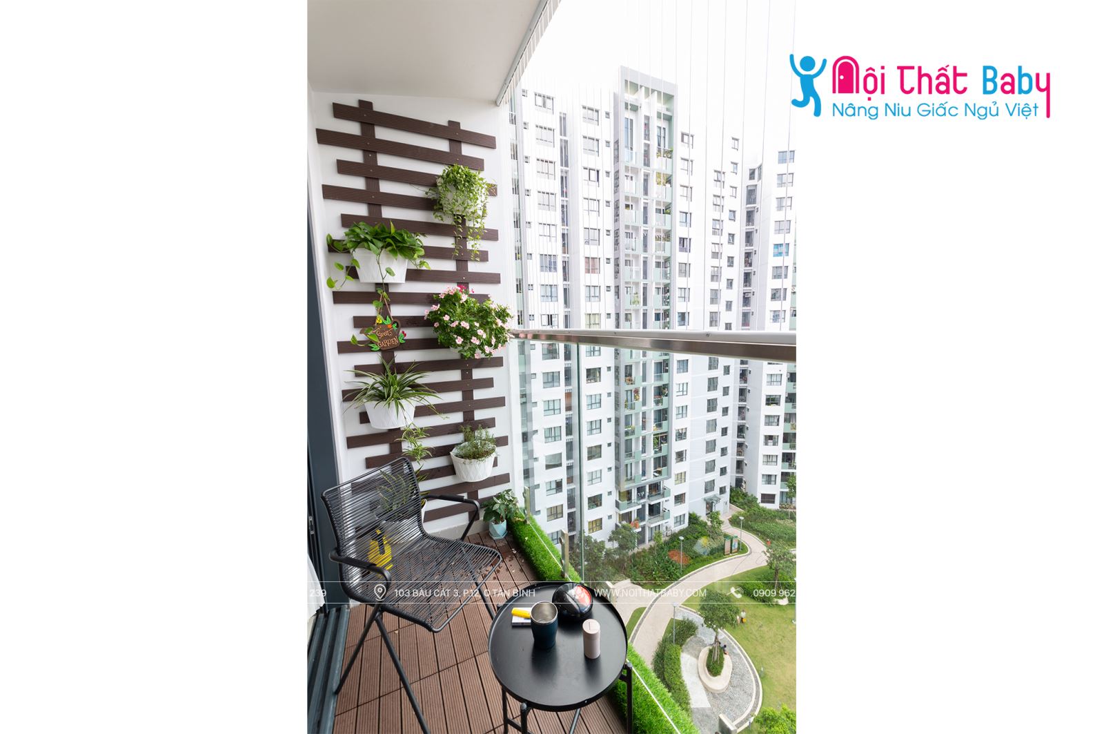 Hình ảnh công trình thực tế nội thất nguyên căn nhà chị Hồng tại Emerald Celadon City 104m2
